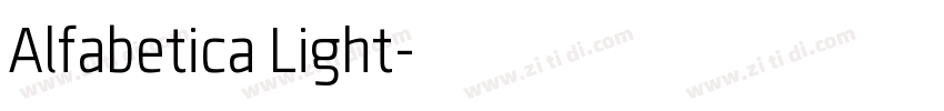 Alfabetica Light字体转换 Alfabetica Light字体转换